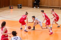 basketbalový zápas dievčat športová hala Zvolen - Západ