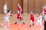 basketbalový zápas starších žiačok Zvolen a Ružomberok
